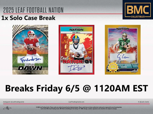 Alisha Lehmann 2025 Leaf Football Nation Solo Pack 1x Case Break #54