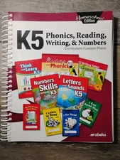 Abeka Homeschool K5 Lesson Plans Phonics Reading Writing Numbers Curriculum