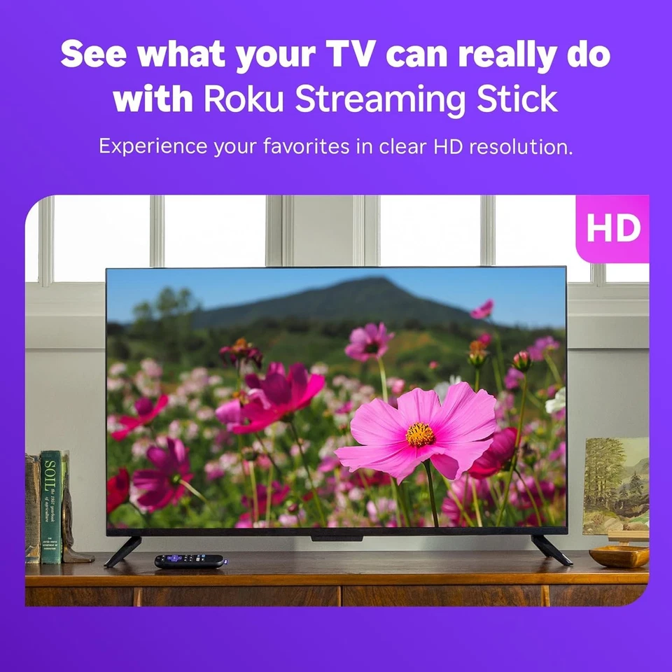Roku Streaming Stick HD 2025 — HD Streaming Device for TV with Roku Voice Remote - Image 4 of 4