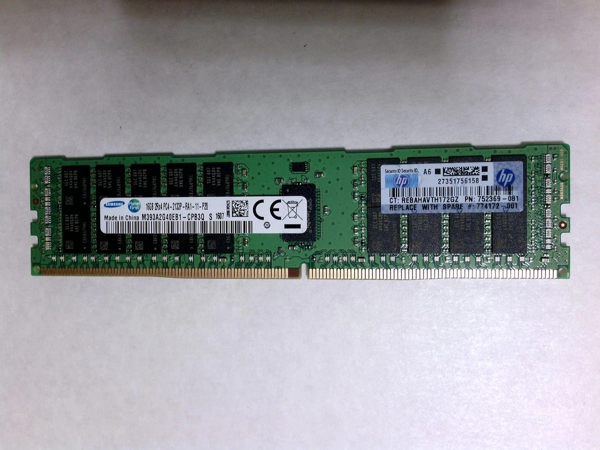Samsung PC4-17000 (DDR4-2133) Bus Speed Computer RAM 16 GB Total