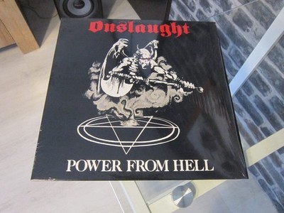 Vinyl LP 33T Onslaught - Power From Hell. 2014. Vinyl Silber
