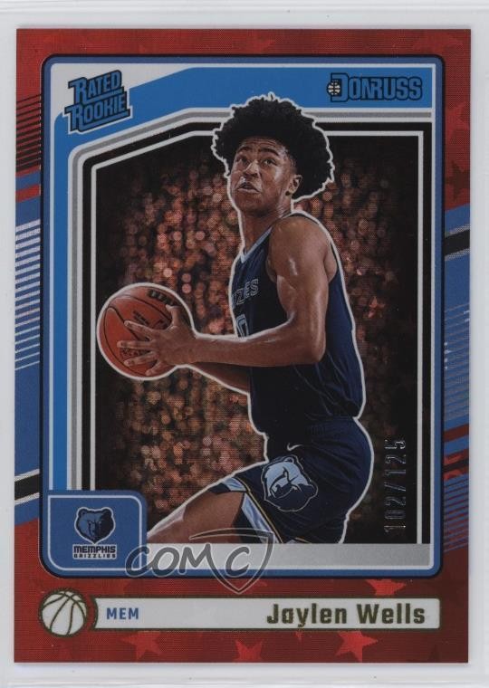 2024 Donruss Rated International Red Stars /125 Jaylen Wells #245 Rookie RC 1nr7