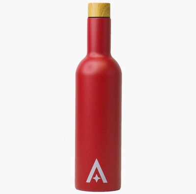 Uberstar Thermo Reise Weinflasche - Rot 750ml