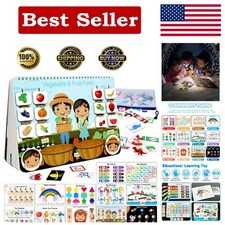 Toddler-Friendly Montessori Busy Book for Educational Play  Sensory Development