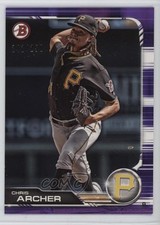 2019 Bowman Purple 241/250 Chris Archer #46 6o3