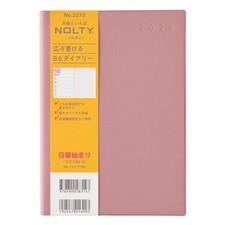 NOLTY 2026 B6 Weekly Planner, Ecrit 5 Pink Starts December 2025 