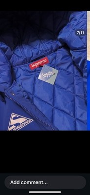 Supreme ANTIHERO Stadium Jacket Blue Hooded Embroidered Colorblock