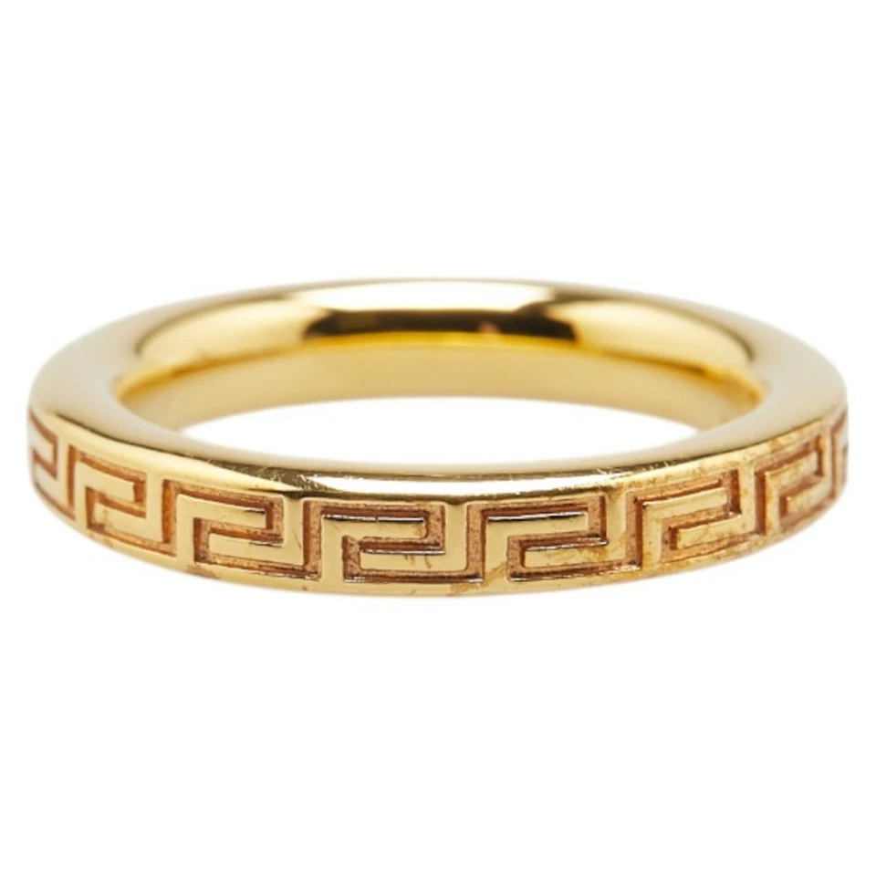 Llavero griego grabado Versace DG56785 DJMT enchapado en oro para mujer VERSACE Foto 4 de 4