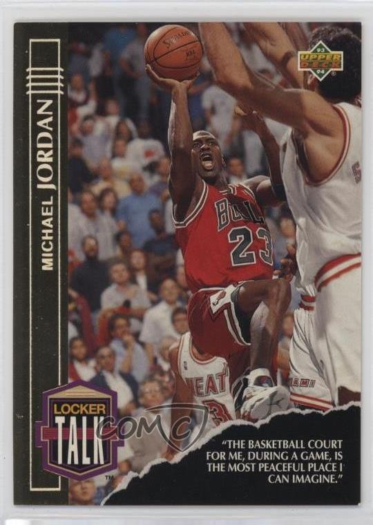 1993-94 Upper Deck Locker Talk Michael Jordan #LT1 HOF 06xk