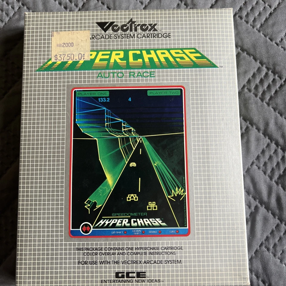 Hyperchase Auto Race (Vectrex) Complete in Box w/ Overlay - Image 2 of 4