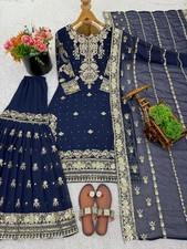 DESIGNER WEDDING SALWAR KAMEEZ PARTY WEAR PAKISTANI NEW INDIAN DRESS BOLLYWOOD