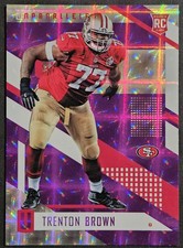 2017 Panini Unparalleled Small Hyperplaid #196 Trenton Brown Rookie RC SP /99