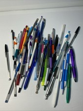 Lot Of 50 Pen Samples Promo Ball Point Gel Pens, Miscellaneous Pens