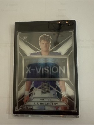 2024 Panini Spectra - X-Vision J.J. McCarthy #XV-1 50/125 (RC)