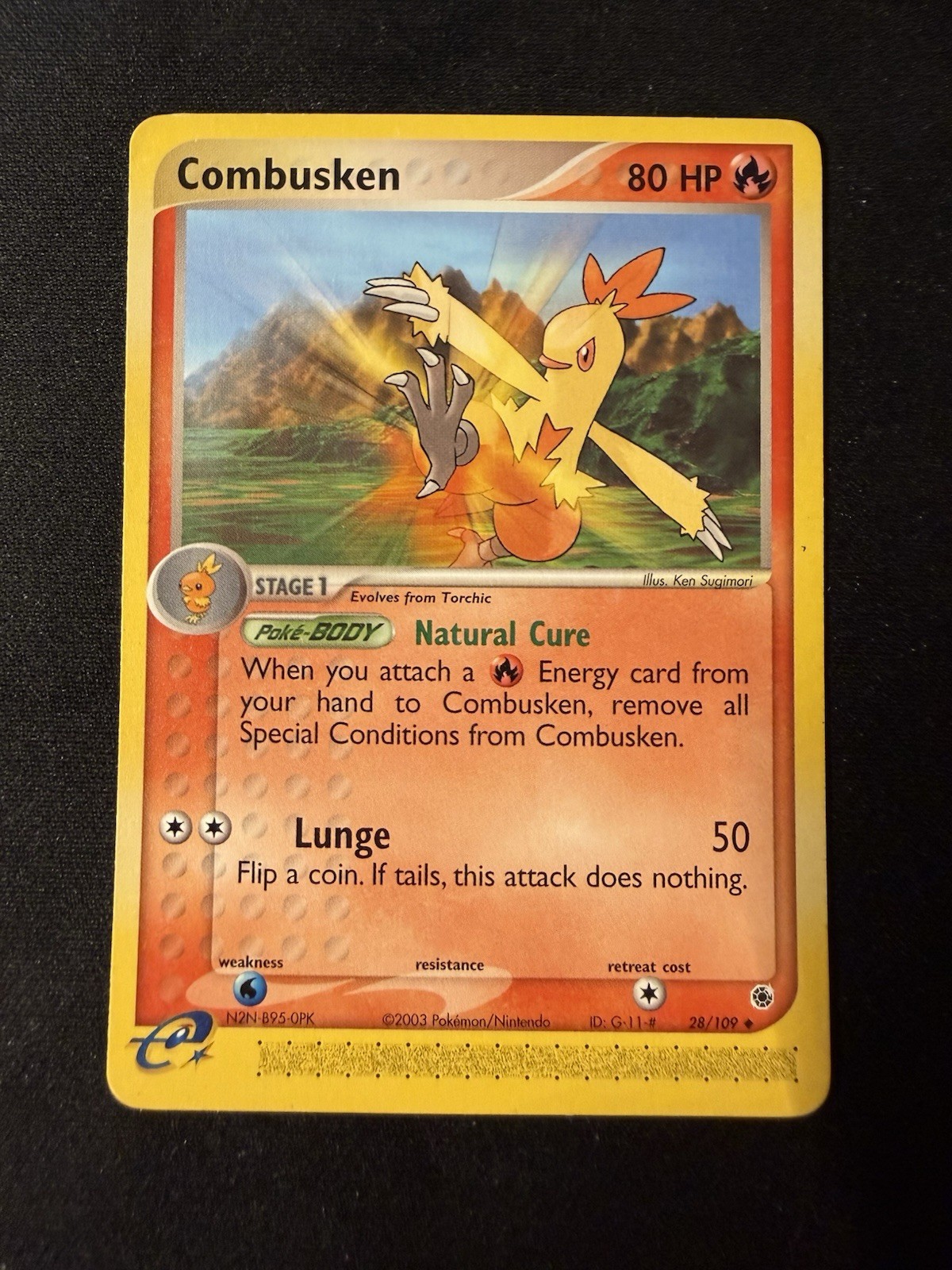 Combusken 28/109 Ruby and Sapphire Regular