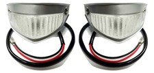 New Park Lights Lamps Stock Rim 1951-52 Ford Pickup Truck 1c-13200-a Pair