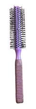 Bristle Hair Brush Pink Plastic Blow Dry Round Brush