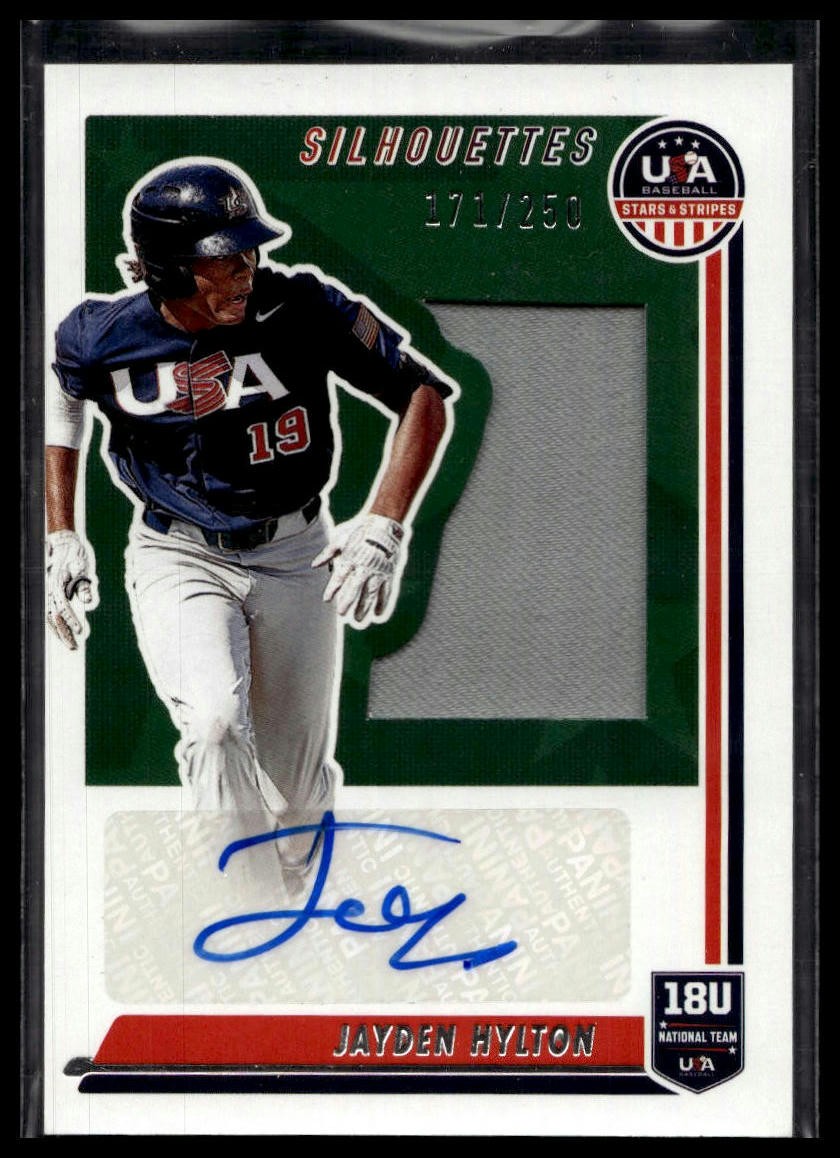 2022 Panini Stars & Stripes  #SIL-JY Jayden Hylton AU Jerseys #/250 MEM