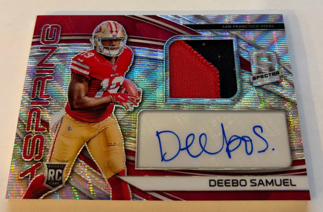 Deebo Samuel Panini Spectra Aspiring Patch Autographs #APA9 Base