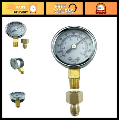 #ad Oil Burner Fuel Pressure Test Gauge 0 200 PSI for Beckett Suntec Webster Danf $43.99