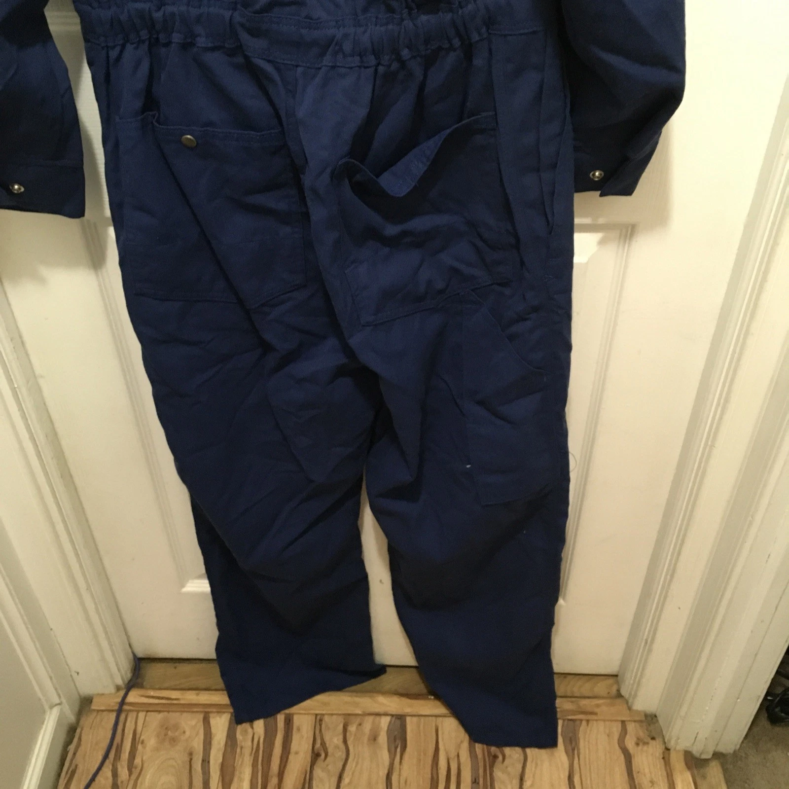 Workrite Brand FR Fire Flame Resistant Coveralls Indura Navy Blue 38-R NWT - product detail image 8
