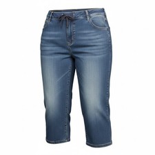 Torrid Stretch Drawstring Waist Capri Jeans S...