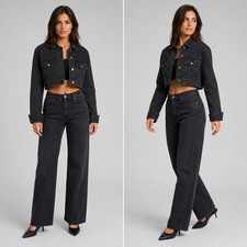 PrettyLittleThing Womens Cropped Denim Jacket...