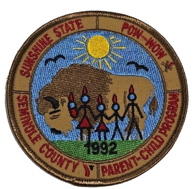 Boy Scout Patch-Sunshine State POW-WOW, Seminole County, 1992 Collectible C#7523