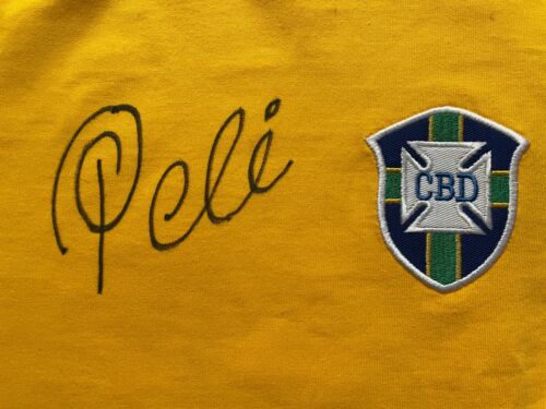 Pele - Front Signed Replica World Cup 1970 Jersey - Long Name - PSA / DNA - Picture 3 of 8