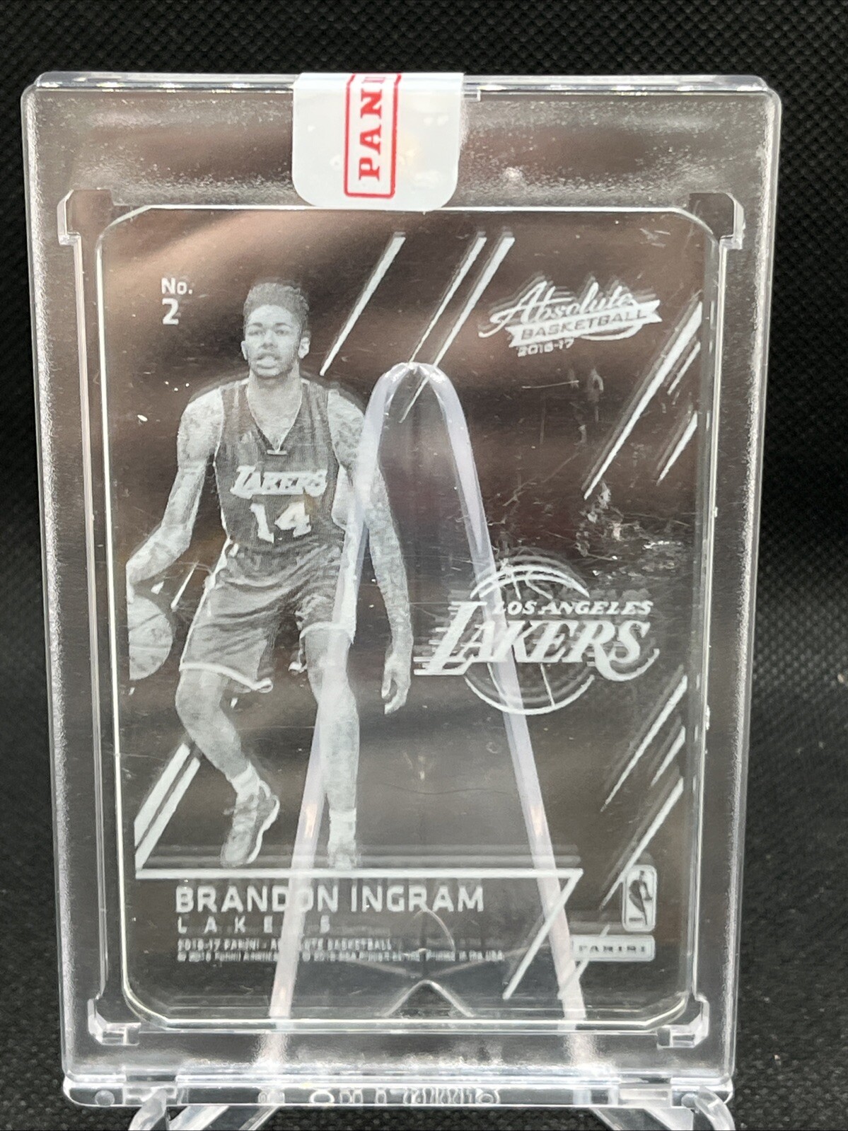 2016-17 Absolute Basketball Brandon Ingram ROOKIE GLASS SSP CASE HIT RC!