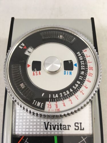 Medidor de luz Vivitar vintage accesorios para cámara fotografía como está piezas reparación - Imagen 3 de 12