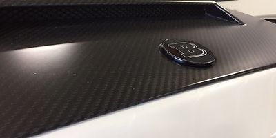 Brabus Logo Hood Emblem Powder Coated black shadow 000-000-21-2  Mbz G-CLASS