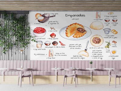 3D Onion Egg Rice Cumin Food Wallpaper Wall Murals Removable Wallpaper
