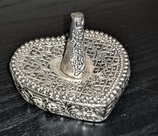 Vintage Silver Plated Ring Holder