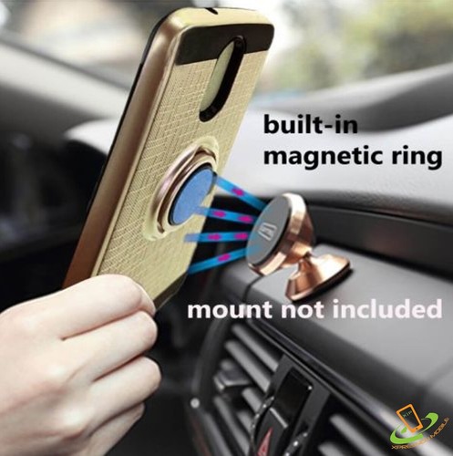 For LG K52 Ring Case Hybrid Armor Shockproof Dual Layer Rugged TPU Holder Cover - Picture 6 of 64