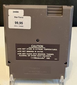 STAR FORCE NES PAL B CART & POSTER! SEE PICS! USA SELLER