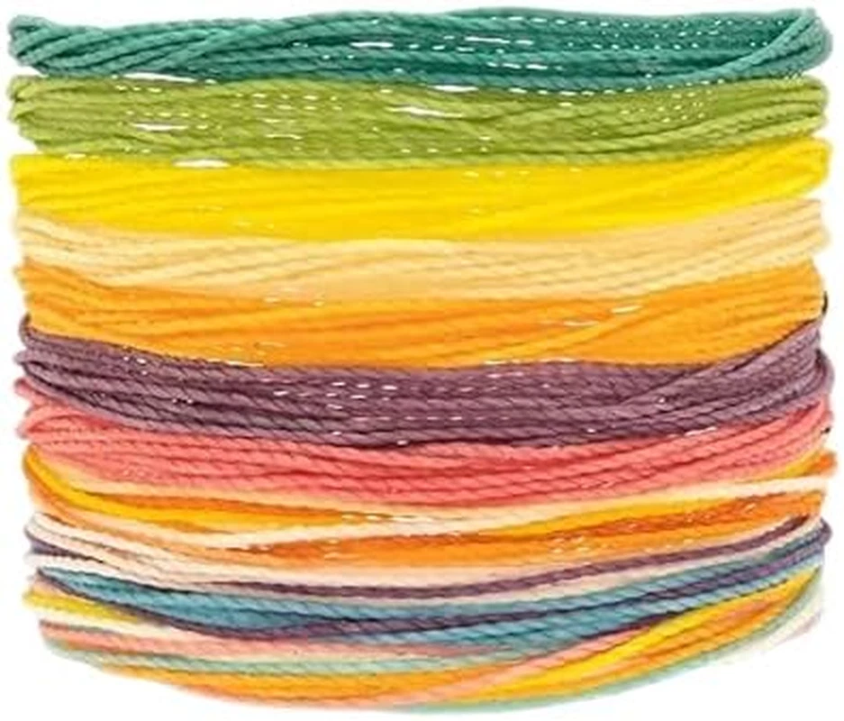 Pulsera Amistad Pura Vida Summer Daze Paquete de 10 - Hecha a mano, impermeable y publicitaria Foto 2 de 4