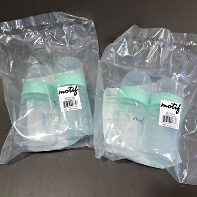 4 Motif Luna Pumping Bottles Containers 5oz breast milk NEW SEALED