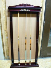 Billardqueue-Wandhalterung Regal für 10 Queues aus Vollholz Bronwen&Lewis