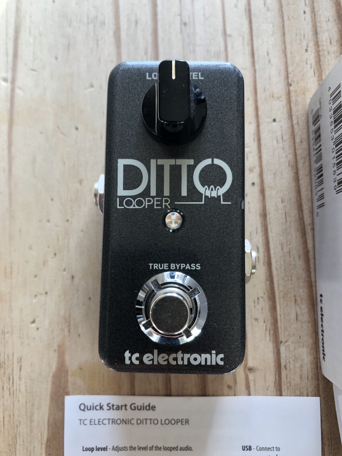 TC Electronic Ditto Looper Guitar Effects Pedal Black 5706622011350