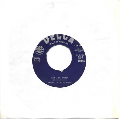 TED HEATH - Song of India