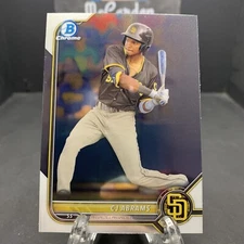 2022 Bowman Chrome Prospects CJ Abrams #BCP-9 Rookie RC San Diego Padres