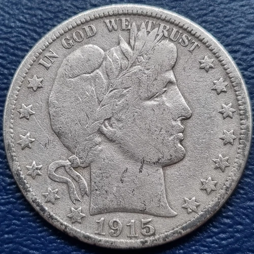 1915-D Barber Half Dollar — photo from another recent sale