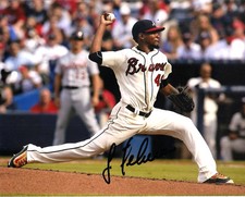 JULIO TEHERAN ATLANTA BRAVES AUTOGRAPHED SIGNED 8X10 PHOTO W/COA