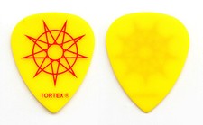 Slipknot Alessandro Venturella Yellow Guitar Pick - 2015 Tour