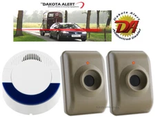 DAKOTA ALERT DCMA-4000 WIRELESS MOTION DRIVEWAY SECURITY ALARM - 2 SENSORS - NEW