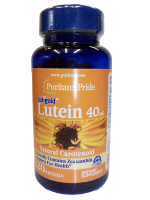 Lutein 40 mg with Zeaxanthin 120 Softgels Supports Eye Health