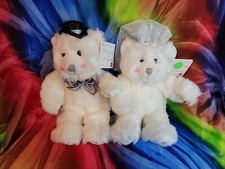 NWT Vintage Russ Berrie "A Beary Special Love" Bride Groom Plush Bears