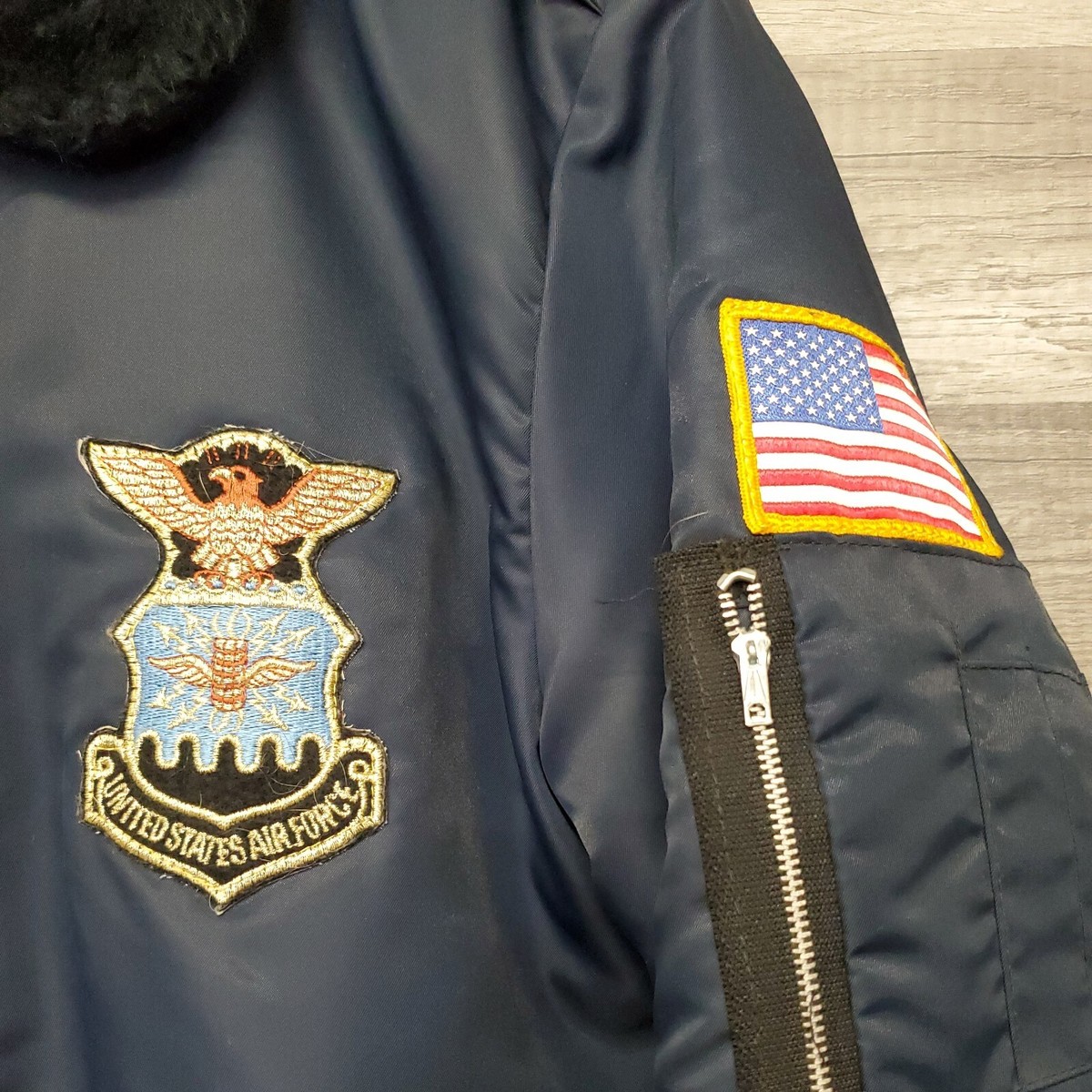 70s Timber King United States Air Force Quilted Jacket 70s Timber King United States Air Force Quilted Jacket