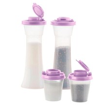 Tupperware Hourglass Salt & Pepper Shakers 6 ...